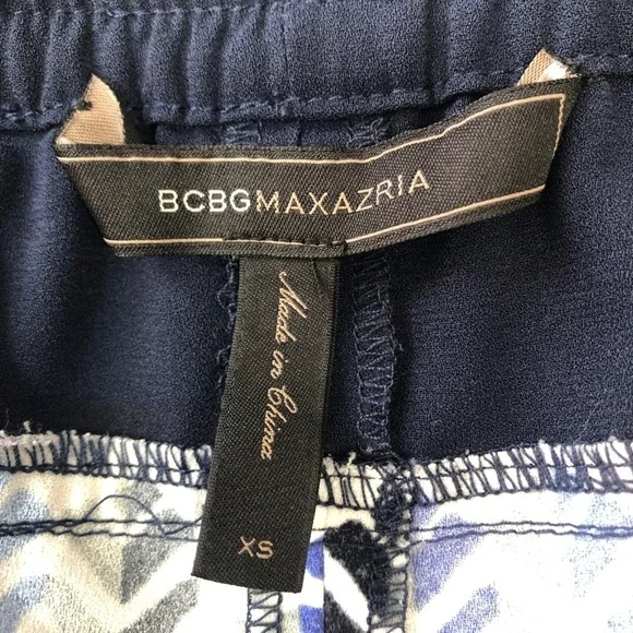 BCBGMAXAZRIA Teagan Larkspur Blue Combo Short XS - Picture 3 of 8